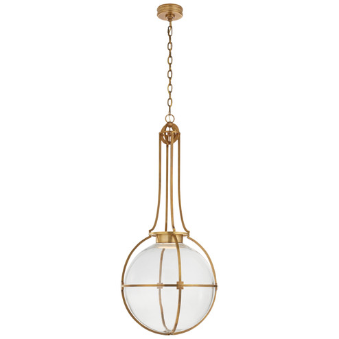 Gracie LED Pendant in Antique-Burnished Brass (268|CHC 5479AB-CG)