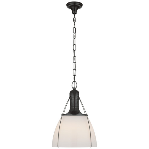 Prestwick One Light Pendant in Bronze (268|CHC 5476BZ-WG)