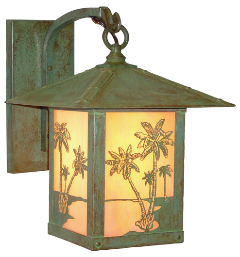 Timber Ridge One Light Wall Mount in Verdigris Patina (37|TRB-12ARWO-VP)