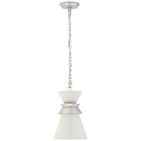 Alborg One Light Pendant in Polished Nickel (268|CHC 5240PN-WHT)