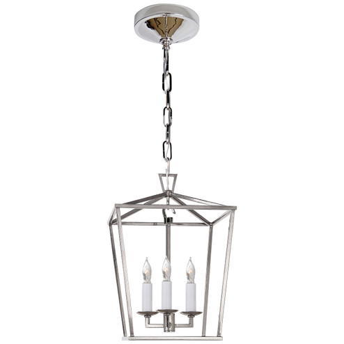 Darlana Three Light Lantern in Polished Nickel (268|CHC 2175PN) Darlana Three Light Lantern in Polished Nickel (268|CHC 2175PN)