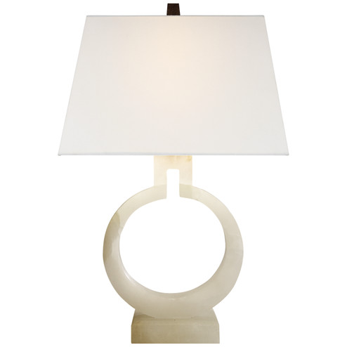 Ring One Light Table Lamp in Alabaster (268|CHA 8969ALB-L)