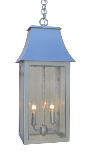 Orpington Two Light Pendant in Satin Black (37|ORH-10CLR-BK)
