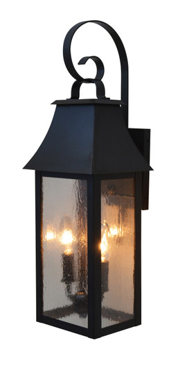 Orpington Two Light Wall Mount in Satin Black (37|ORB-8CLR-BK)