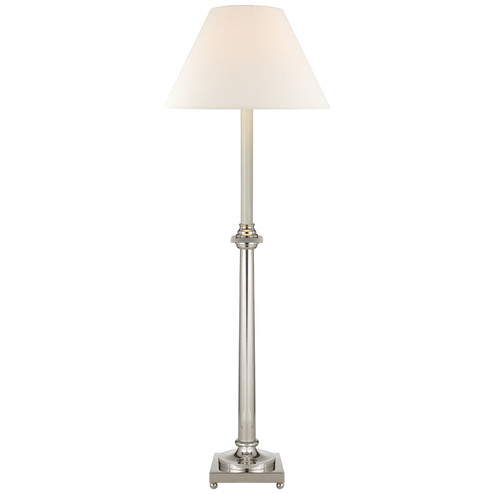 Swedish Column One Light Buffet Lamp in Polished Nickel (268|CHA 8461PN-L)