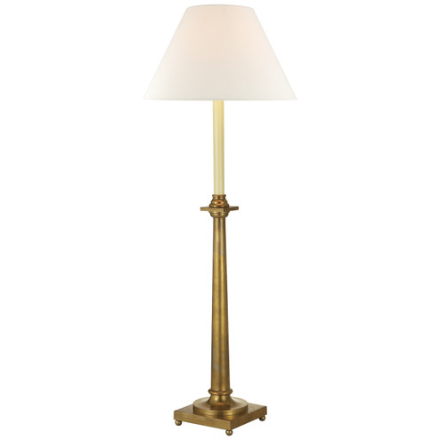 Swedish Column One Light Buffet Lamp in Antique-Burnished Brass (268|CHA 8461AB-L)
