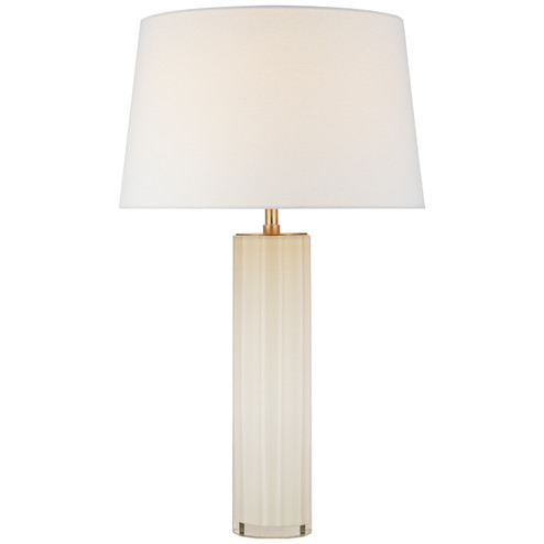 Fallon LED Table Lamp in White Glass (268|CHA 8435WG-L)