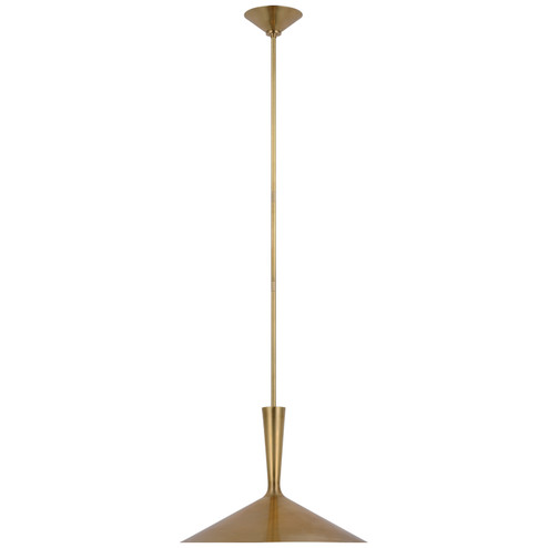 Rosetta LED Pendant in Hand-Rubbed Antique Brass (268|ARN 5541HAB)