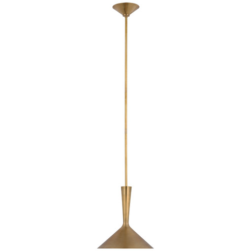 Rosetta LED Pendant in Hand-Rubbed Antique Brass (268|ARN 5540HAB)