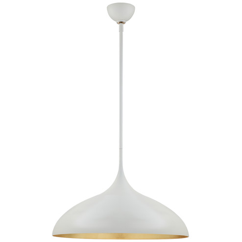 Agnes One Light Pendant in Plaster White (268|ARN 5352PW)