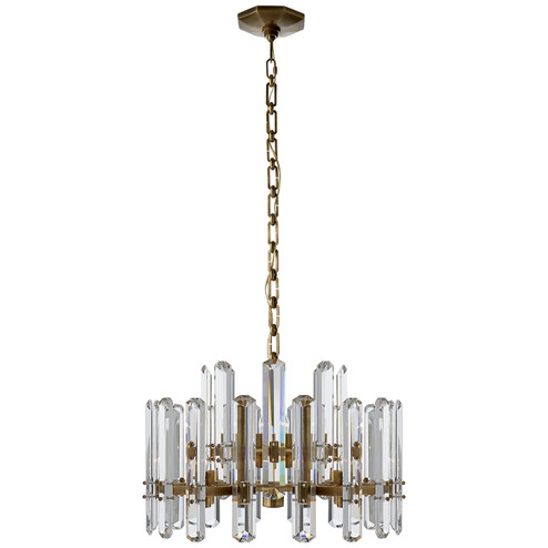 bonnington 12 Light Chandelier in Hand-Rubbed Antique Brass (268|ARN 5124HAB-CG)