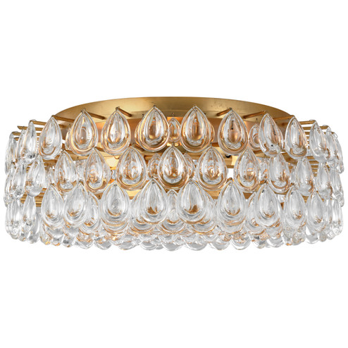Liscia Six Light Flush Mount in Gild (268|ARN 4172G-CG)