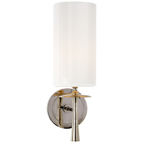 drunmore One Light Wall Sconce in Polished Nickel (268|ARN 2018PN-WG)