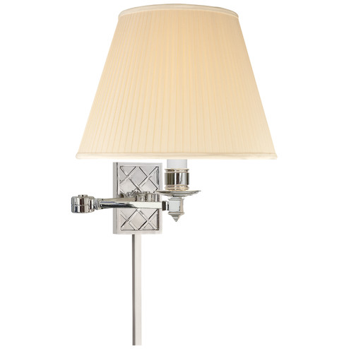 Gene One Light Swing Arm Wall Lamp in Polished Nickel (268|AH 2012PN-S)