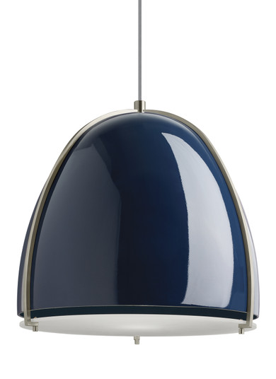 Paravo LED Pendant in Blue/Satin Nickel (182|700TDPRVPUS-LED927)