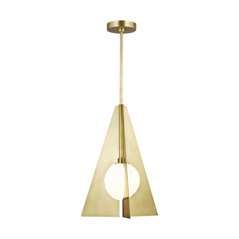 Orbel LED Pendant in Natural Brass (182|700TDOBLPGNB-LED930)