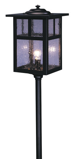 Mission One Light Landscape in Satin Black (37|LV12-M6TCS-BK)