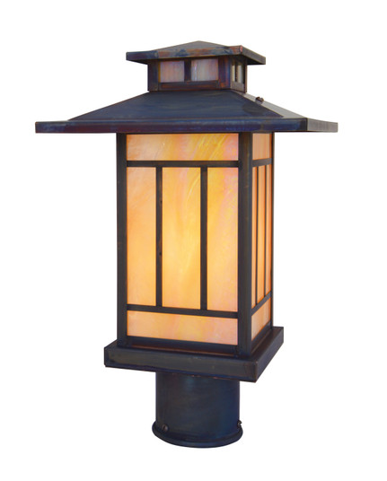 Kennebec One Light Post Mount in Satin Black (37|KP-9F-BK)