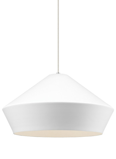 Brummel One Light Pendant in Satin Nickel (182|700TDBMLGPWS)