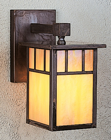 Huntington One Light Wall Mount in Mission Brown (37|HB-4LWDTGW-MB)