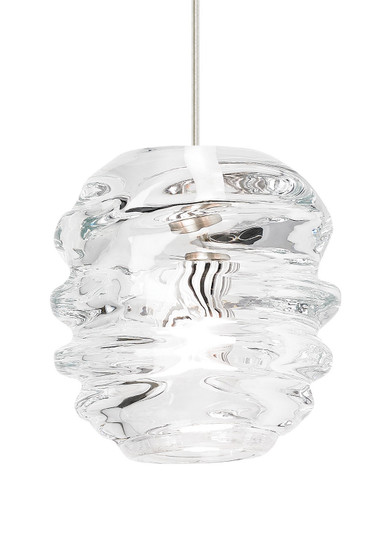 Audra One Light Pendant in Satin Nickel (182|700TDADRCS)