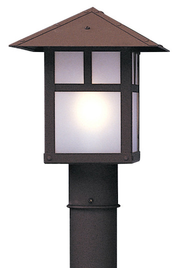 Evergreen One Light Post Mount in Slate (37|EP-9PFGW-S)