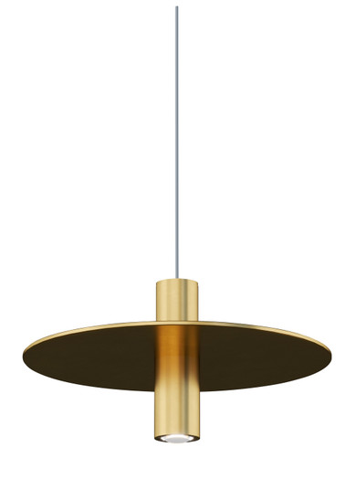 Ponte LED Pendant in Natural Brass (182|700MPPNTNB-LED930)