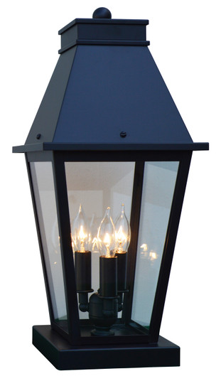 Croydon Three Light Column Mount in Raw Copper (37|CRC-8CLR-RC)