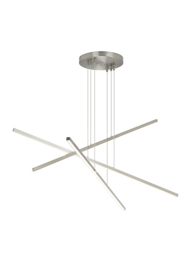 Essence Trio LED Linear Chandelier in Satin Nickel (182|700LSESN3S-LED930)