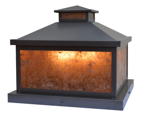 Canterbury Four Light Column Mount in Rustic Brown (37|CAC-13RM-RB)