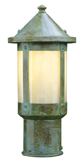 Berkeley One Light Post Mount in Rustic Brown (37|BP-6WO-RB)