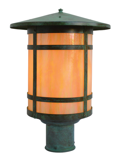 Berkeley One Light Post Mount in Bronze (37|BP-11LTN-BZ)
