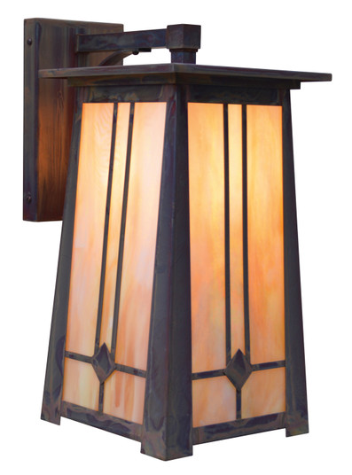 Aberdeen One Light Wall Mount in Mission Brown (37|ABB-9CLR-MB)