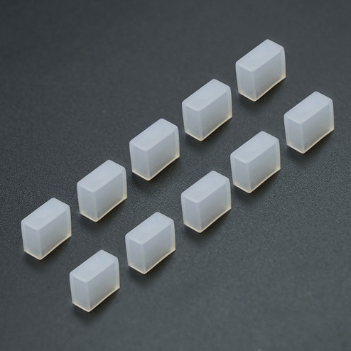 Tape Light Accessories End Caps in White (303|TL-ENDS65-10)