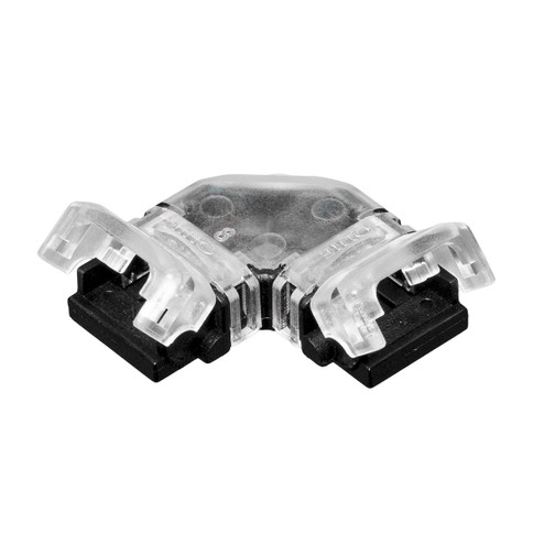 Tape Light Accessories Heavy Duty Snap ''L'' Connector in White/Clear (303|TL-2SPL-L-HD)