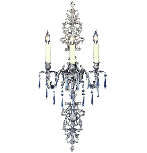 Wall Sconce Three Light Wall Sconce in Satin Nickel (183|WS9489-U-07G-PI)