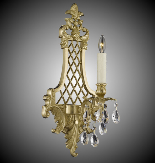 Wall Sconce One Light Wall Sconce in Aged Bronze satin (183|WS9453-OLN-13S-PI)