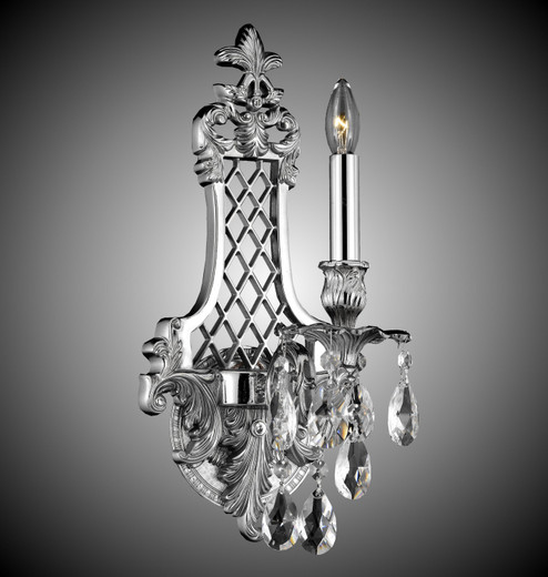 Wall Sconce One Light Wall Sconce in Polished Brass w/Umber Inlay (183|WS9451-ALN-01G-ST)