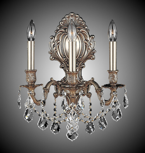 Wall Sconce Three Light Wall Sconce in Empire Bronze (183|WS9425-O-23S-PI)