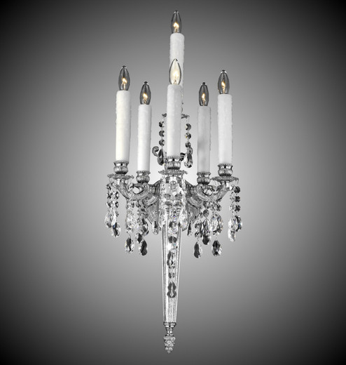 Wall Sconces Six Light Wall Sconce in Antique Silver (183|WS2216-ALN-10G-ST)