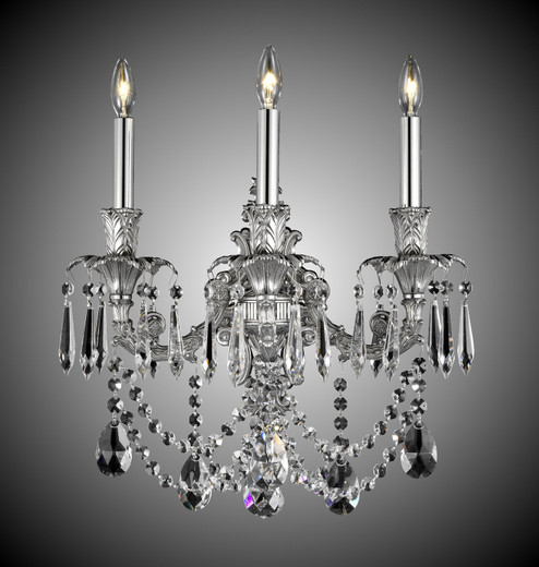 Finisterra Three Light Wall Sconce in Antique Black Glossy (183|WS2081-OLN-02G-ST)
