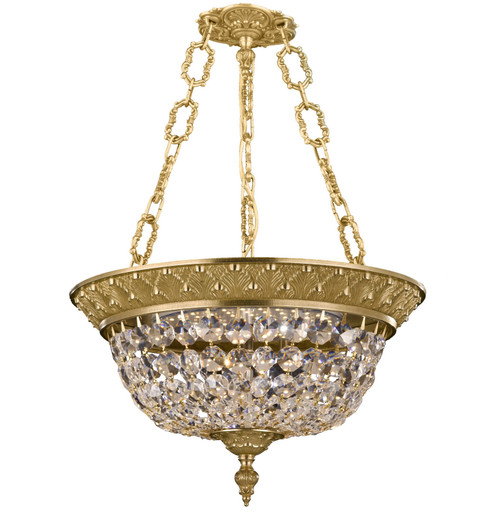 Corinthian Three Light Pendant in Aged Bronze satin (183|PD8215-P-13S)