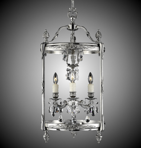 Lantern Three Light Lantern in Polished Brass w/Black Inlay (183|LT2213-ALN-12G-ST)