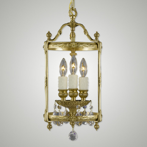 Lantern Three Light Lantern in True Brass (183|LT2208-O-16G-PI)