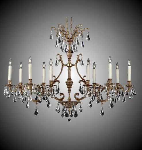 Chateau Ten Light Island Pendant in Antique White Glossy (183|IL9674-2-OLN-04G-ST)