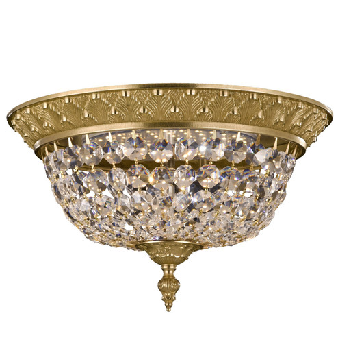Corinthian LED Flush Mount in Antique Black Glossy (183|FM8615-P-02G)