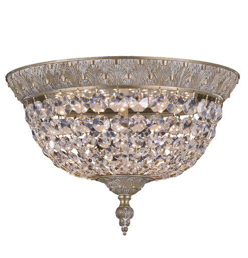 Corinthian LED Flush Mount in White Nickel (183|FM8612-P-10W)
