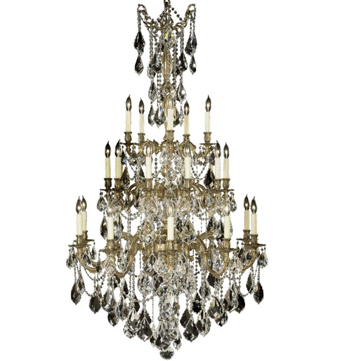 Bellagio 25 Light Chandelier in Antique Black Glossy (183|CH9826-OLN-02G-ST)