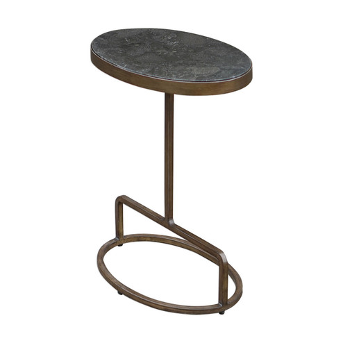 Jessenia Accent Table in Antiqued Brushed Gold (52|25348)