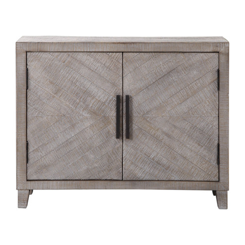 Adalind Accent Cabinet in White Washed Glaze (52|24873)
